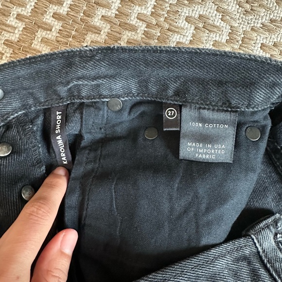 GRLFRND Karolina Cutoff Jean Shorts Blackhearts - Picture 5 of 6